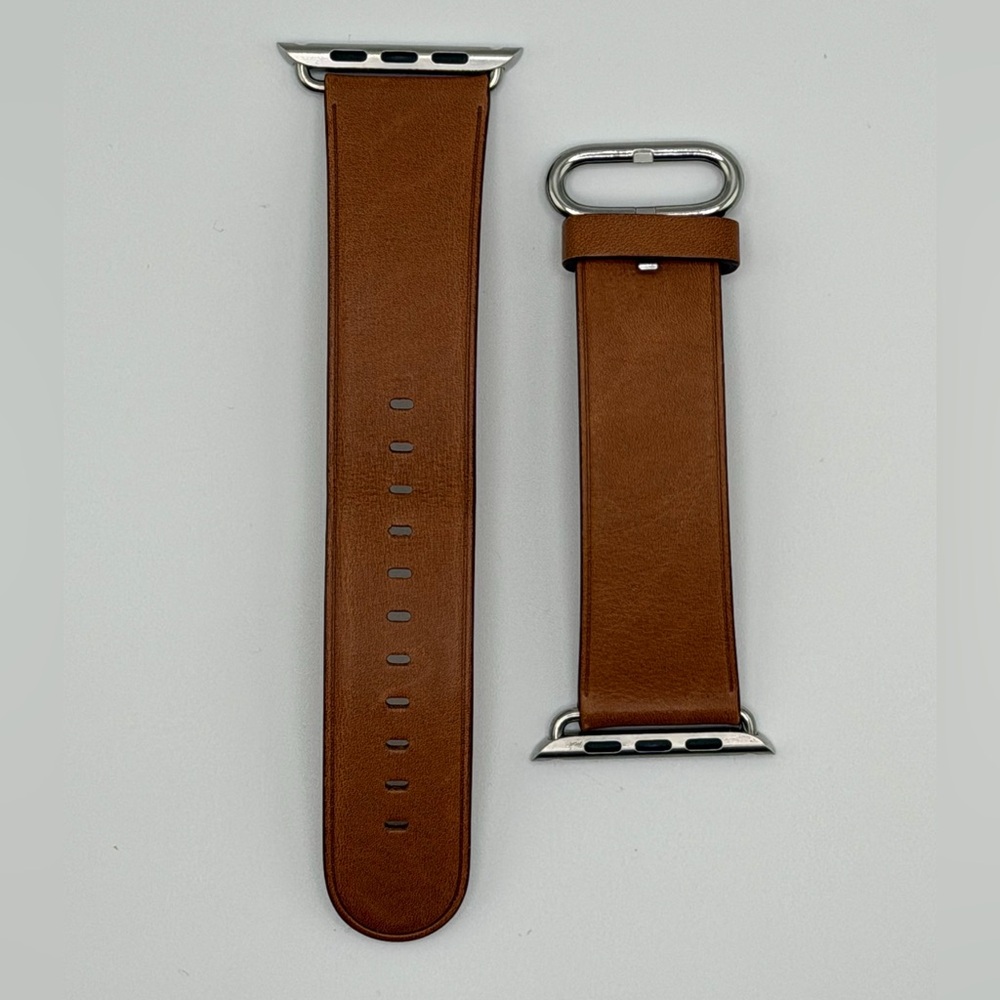 *Genuine Leather Apple Watch Band - Size 42mm